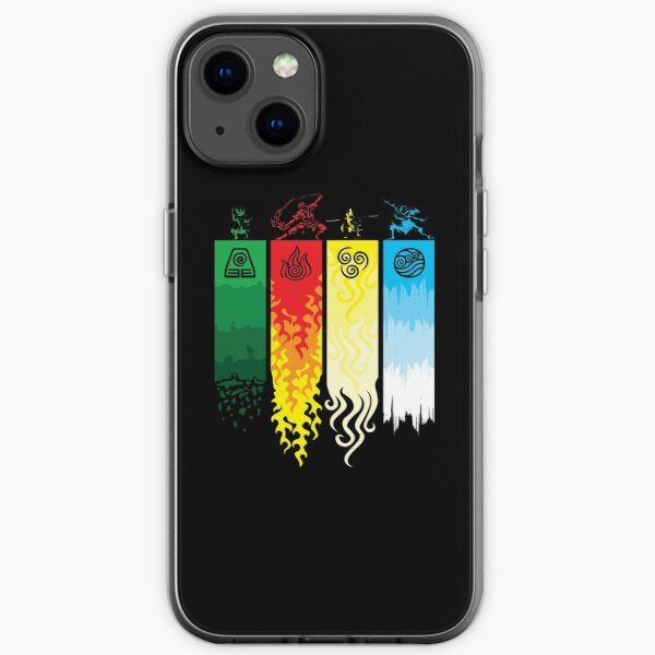 Element Symbols Avatar The Last Airbender iPhone Soft Case RB2712 product Offical Avatar The Last Airbender Merch