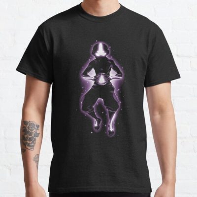 Meditating Avatar Aang Classic T-Shirt RB2712 product Offical Avatar The Last Airbender Merch