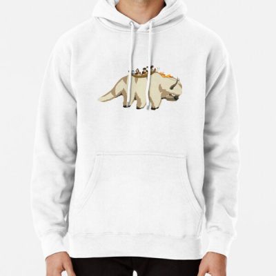 Team Avatar on Appa (including Suki) Pullover Hoodie RB2712 product Offical Avatar The Last Airbender Merch