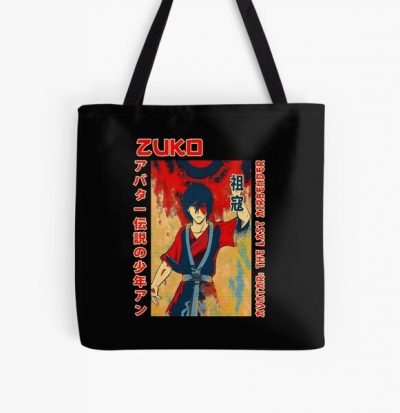 The Last Airbender Avatar Action Anime Zuko Funny Art All Over Print Tote Bag RB2712 product Offical Avatar The Last Airbender Merch