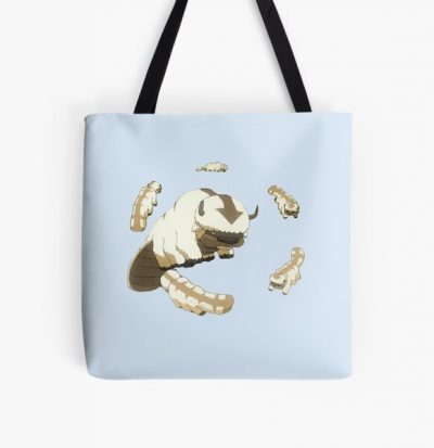 Appa and Baby Sky Bisons All Over Print Tote Bag RB2712 product Offical Avatar The Last Airbender Merch