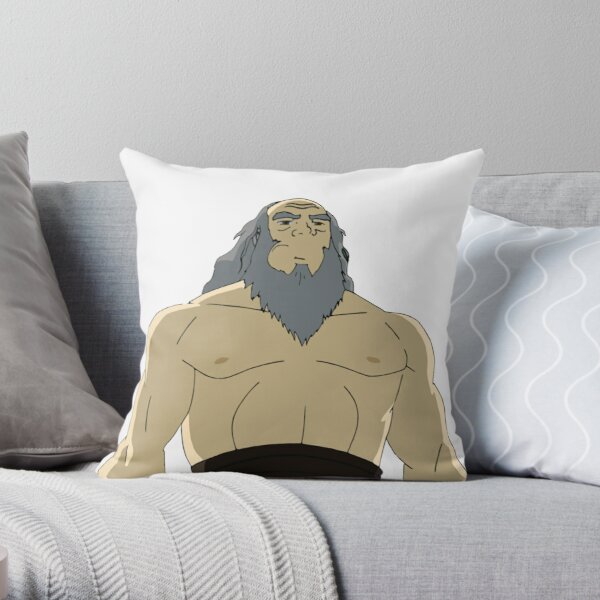 Buff Uncle Iroh Avatar Throw Pillow RB2712 product Offical Avatar The Last Airbender Merch