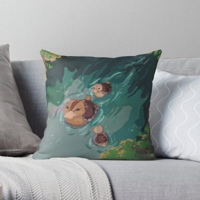 turtle duck pond avatar the last airbender Throw Pillow RB2712 product Offical Avatar The Last Airbender Merch