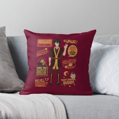 Hello, Zuko Here! Throw Pillow RB2712 product Offical Avatar The Last Airbender Merch