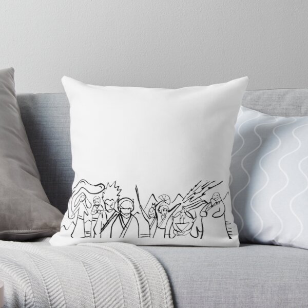 Avatar: The Last Airbender - Sokka's Drawing Throw Pillow RB2712 product Offical Avatar The Last Airbender Merch