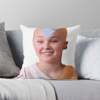 Jojo Siwa Avatar the Last Airbender meme Throw Pillow RB2712 product Offical Avatar The Last Airbender Merch