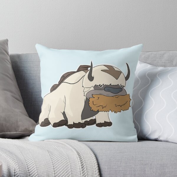 Appa | Avatar The Last Airbender Throw Pillow RB2712 product Offical Avatar The Last Airbender Merch