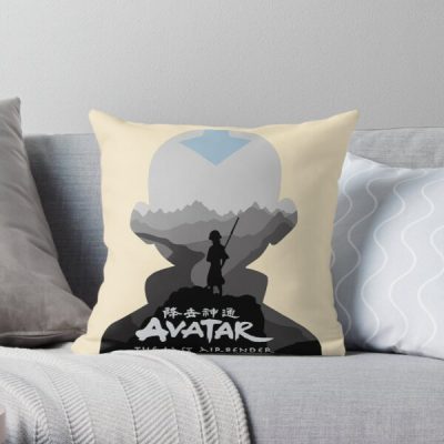 Avatar The Last Airbender- Aang Throw Pillow RB2712 product Offical Avatar The Last Airbender Merch