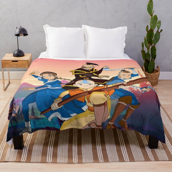 Avatar the last airbender, Aang Poster Throw Blanket RB2712 product Offical Avatar The Last Airbender Merch