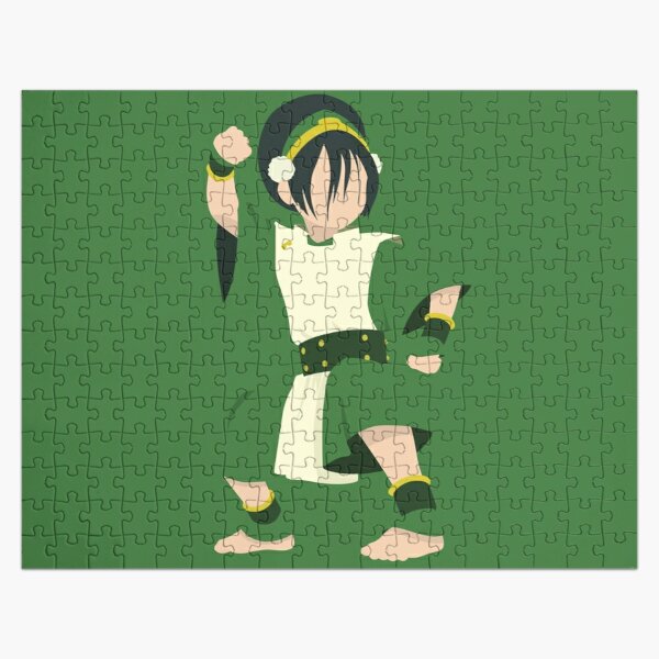 Copy of Avatar The Last Airbender Minimalist Toph Jigsaw Puzzle RB2712 product Offical Avatar The Last Airbender Merch